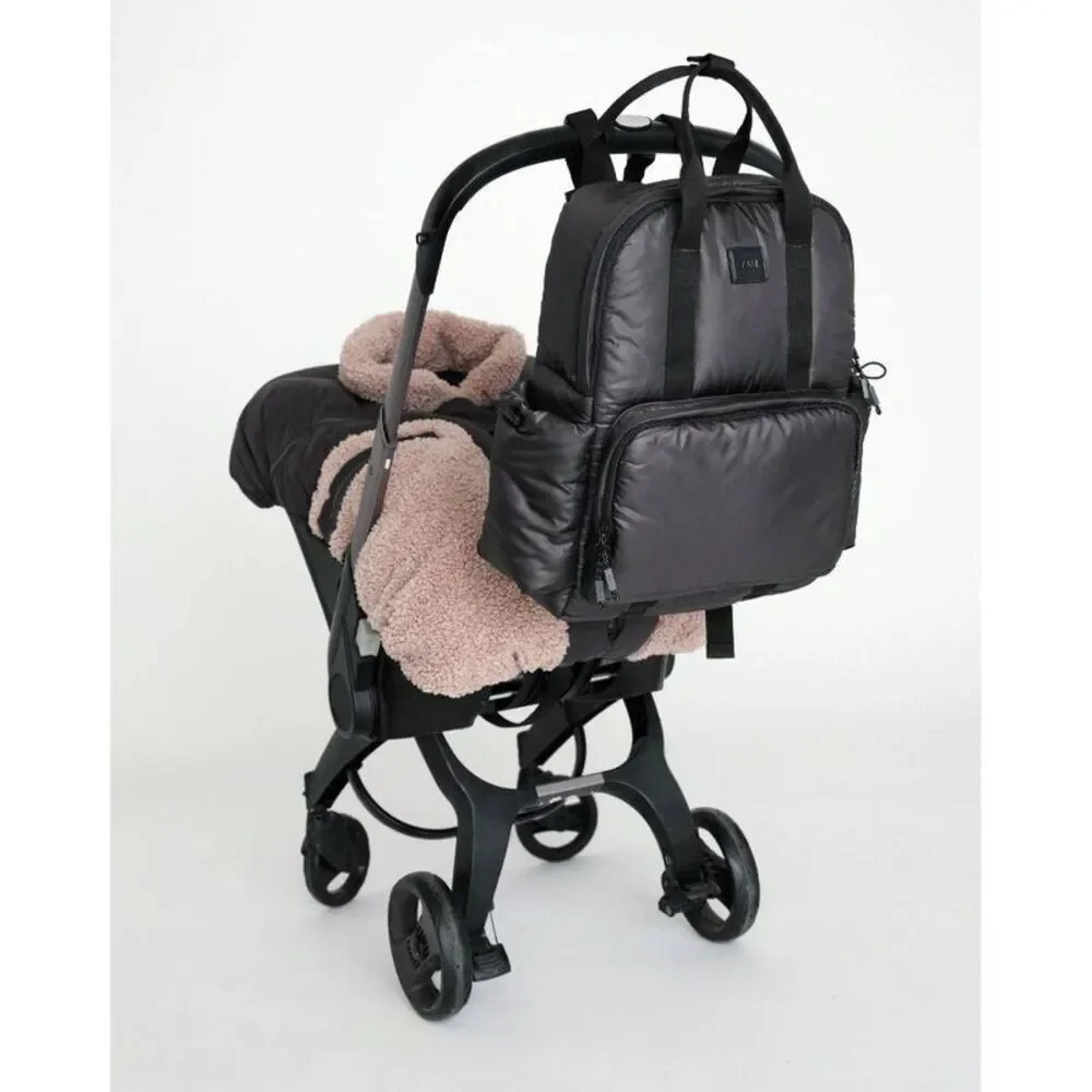 7AM Enfant -  Diaper Bag Backpack with Portable Chang Black